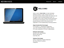 Tablet Screenshot of kevinhinds.com